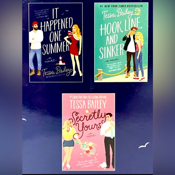 Tessa Bailey Set: It Happened One Summer / Hook, Line & Sinker / Secretly Yours - Picture 3 of 12